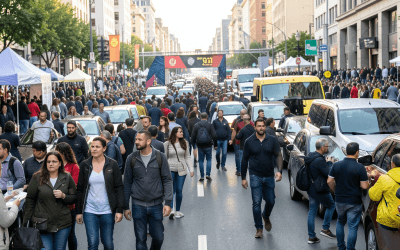 Cómo gestionar la movilidad en eventos con múltiples horarios